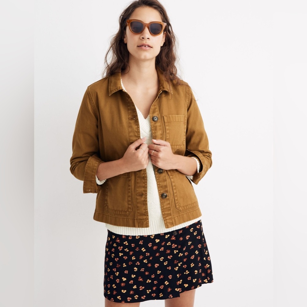 Madewell Ashwood Chore Coat in Dark Tobacco